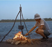 Portable Campfire Tripod Ring - peakxplore