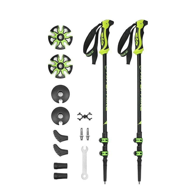 3-Section Retractable Trekking Pole Set - peakxplore